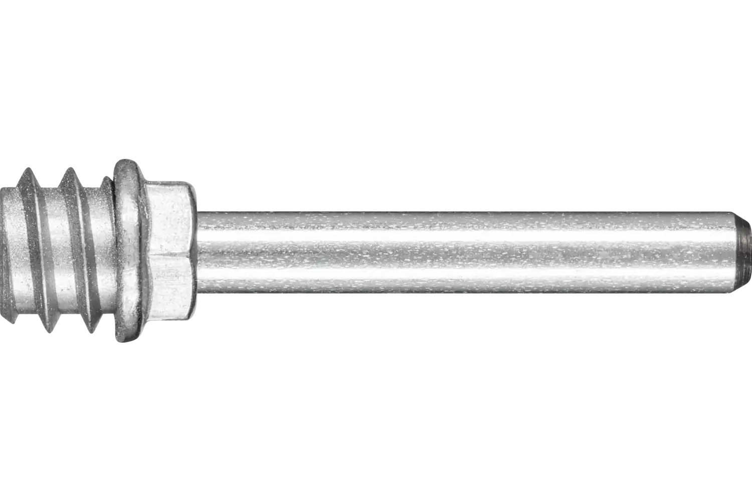 Picture of Pferd Mini Flap Disc Drive Arbor for 3" Dia, 1-1/2" Length, Type CD, 1/4" Shank